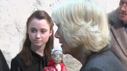 The Duchess of Cornwall's first visit to The National Theatre as Royal Patron News Clip