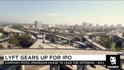 Lyft Picks JPMorgan For Upcoming IPO News Clip