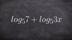 Learn basics for learning to CONDENSING a logarithmic expression Instructional Video