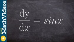 What is the antiderivative of sinx Instructional Video
