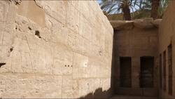 Egypt, Luxor - Karnak Temple - Sety II Temple Stock Footage