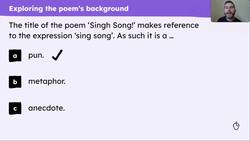 Understanding the poem 'Singh Song!' by Daljit Nagra Instructional Video