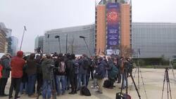 Thunberg joins youth activists in rally outside EU News Clip