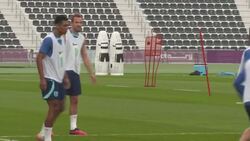 Harry Kane training at the 2022 World Cup News Clip