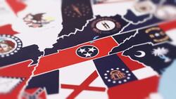 Tennessee from USA States Stock Footage