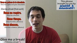 How to say "gimme a break!" in Spanish (Día 79) Instructional Video