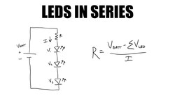 LED Circuit Design: LEDs in Series Instructional Video