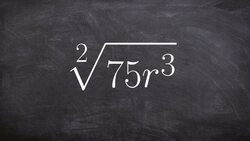 Learning how to simplify radical expression Instructional Video