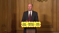 Professor Chris Whitty speaking during 'Roadmap out of Lockdown' press conference News Clip