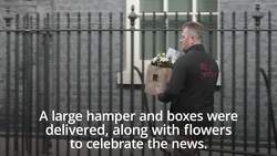Flowers and gifts delivered to Number 10 amid baby news News Clip