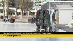 Toronto Harbourfront Centre skating rink reopens after 2 years Instructional Video