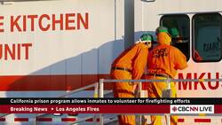 California prison program allows inmates to volunteer for firefighting efforts News Clip