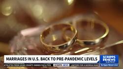 Marriages in the US are back at pre-pandemic levels News Clip