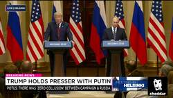 Trump Refuses to Condemn Russia for Meddling with 2016 Elections News Clip