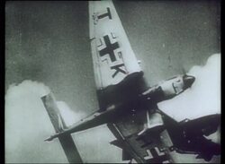 Miscellaneous - Duel Spitfire Messerschmitt Fboro 88 subclip 3 Stock Footage