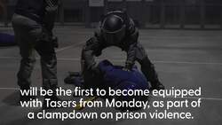Justice Secretary ‘determined to keep prison staff safe’ as Tasers trial starts News Clip