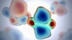 Microscopic Molecular Background Stock Footage