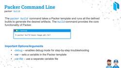 Automating Image Creation with HashiCorp Packer for DevOps - The Packer Command Line Instructional Video