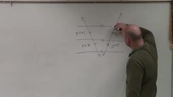 How to use the congruence of parallel lines to determine the missing value Instructional Video