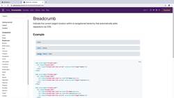 Modern Web Design with HTML5, CSS3, and JavaScript - Setting up Breadcrumbs Using Bootstrap Components Instructional Video