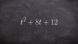 Factoring a trinomial a = 1 Instructional Video