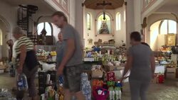 CLEAN : Belgian town residents unite to overcome the trauma of the floods News Clip