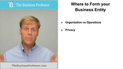 What State to Form a Business Entity_ Instructional Video