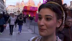 Festivities subdued at Venice carnival News Clip