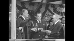 Pres. Franklin Roosevelt receives honorary law degree at Washington College in Chestertown, Maryland News Clip