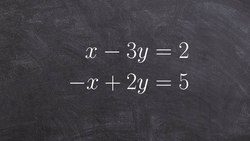 Learn step by step how to solve a system of equations by substitution Instructional Video