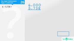 KS2 Primary Maths Age 13-17 - Calculations: Subtracting Decimals - Explained Instructional Video