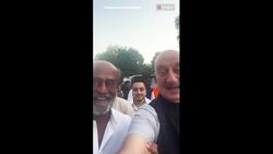 Anupam Kher calls Rajinikanth, 'God's gift to mankind'; video goes viral News Clip