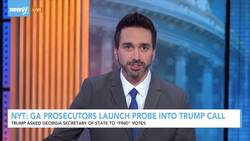 GA Prosecutors Launch Probe Into Trump Call News Clip
