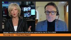 Canadian food prices expected to rise 5-7% in 2022, report says News Clip