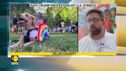 Anti-Trump protesters hit US streets News Clip
