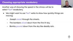 Planning a narrative climax scene in 'When The Sky Falls' Instructional Video