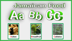Jamaican Food ABC Flashcards Instructional Video