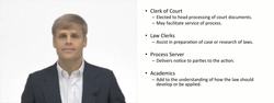 Other Players in the Judicial System Instructional Video