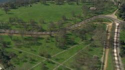 UK: Aerial views of London during Coronavirus epidemic. News Clip