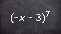 Find the third term in a binomial expansion to the 7th power Instructional Video