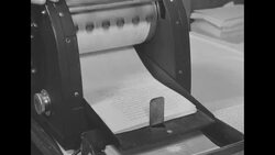 People doing various jobs related to Army-McCarthy Hearings before US Senate Permanent Subcommittee on Investigations in Washington, DC News Clip