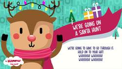 We're Going on a Santa Hunt | Christmas Song for Kids | The Kiboomers | Santa Claus | Carol Instructional Video