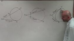 What are the formulas for the measure of angles outside of a circle Instructional Video