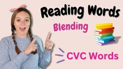 Learn to Read - Phonics Blending Practice 3 - CVC Words Instructional Video