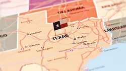 Texas from USA States Stock Footage