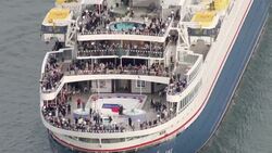 Veterans depart Portsmouth on MV Boudicca to Normandy to commemorate the 75th anniversary of the D-Day landings News Clip