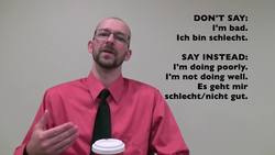 You Can't Say That With Sein - German Learning Tips #9 - Deutsch lernen Instructional Video