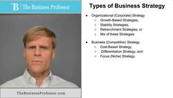 Types of Business Strategy Instructional Video