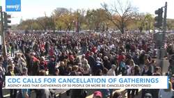 CDC Calls For Gatherings Of 50 People Or More To Be Canceled News Clip
