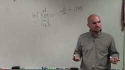 ACT SAT Prep adding a decimal to a fraction Instructional Video